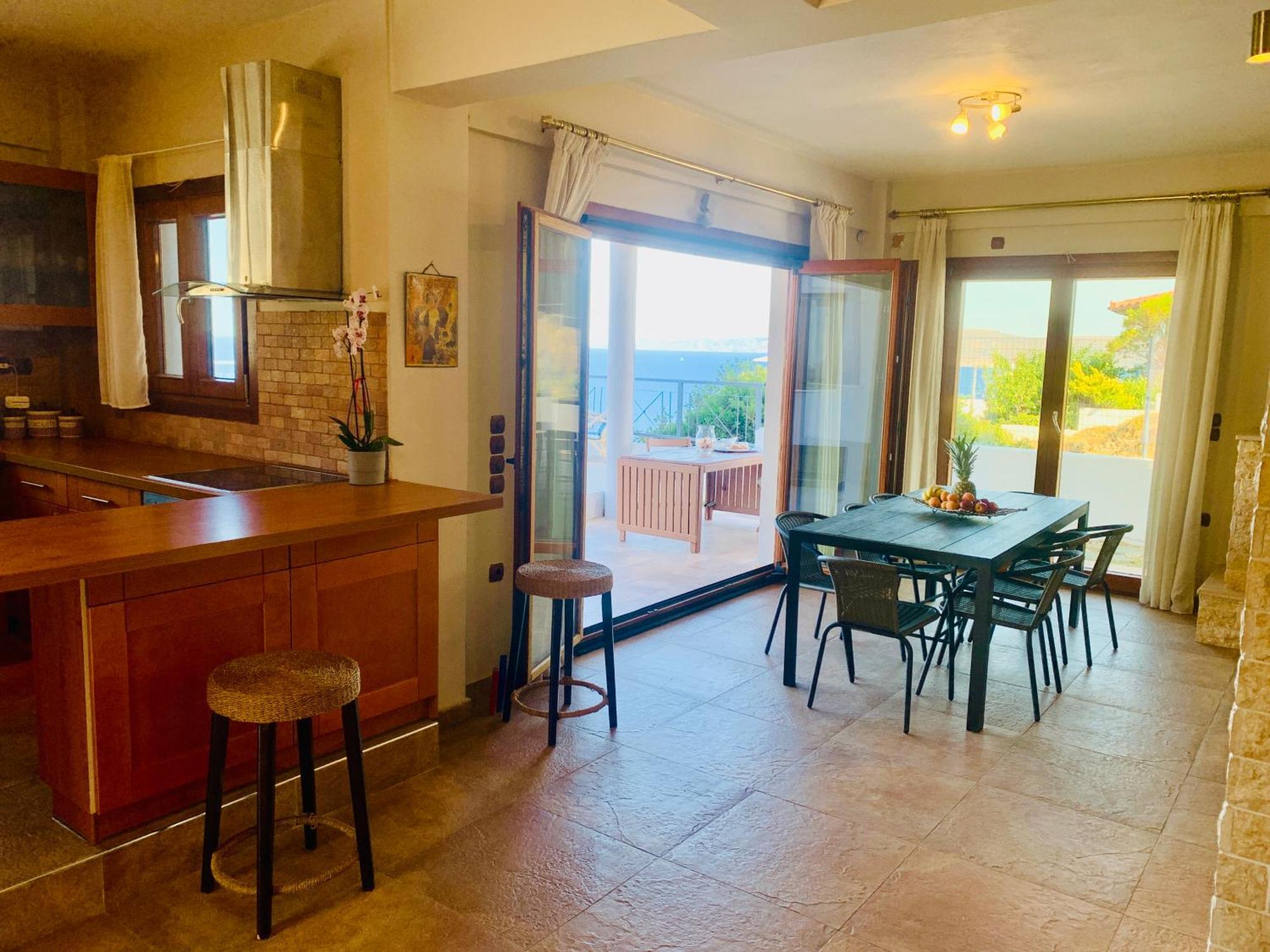 Villa Kalli - Porto Ennia Vromopousi Bagian luar foto